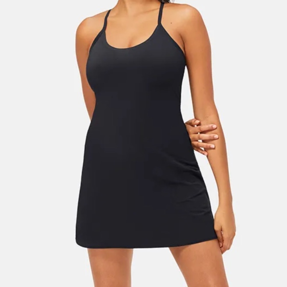 Outdoor Voices Black Exercise Dress